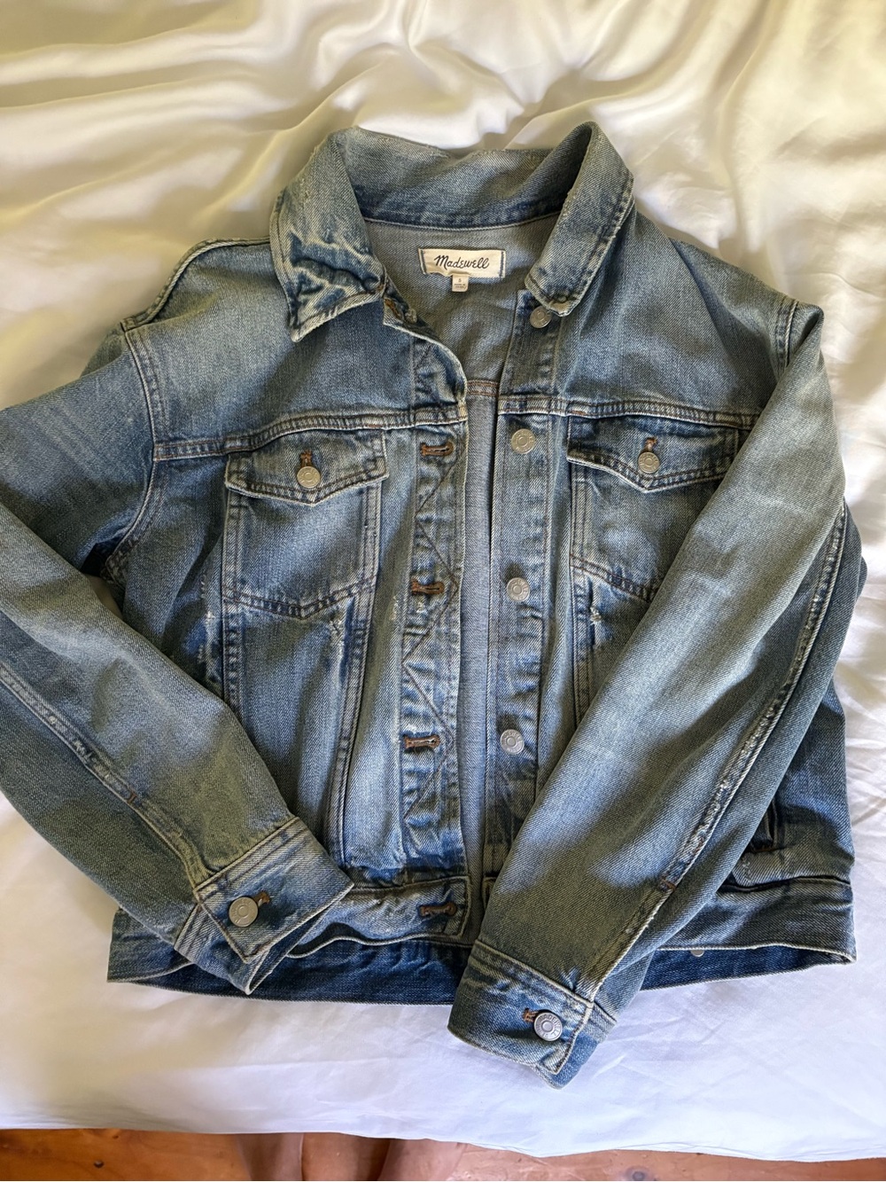 Madewell Washed Light Blue Denim Jacket